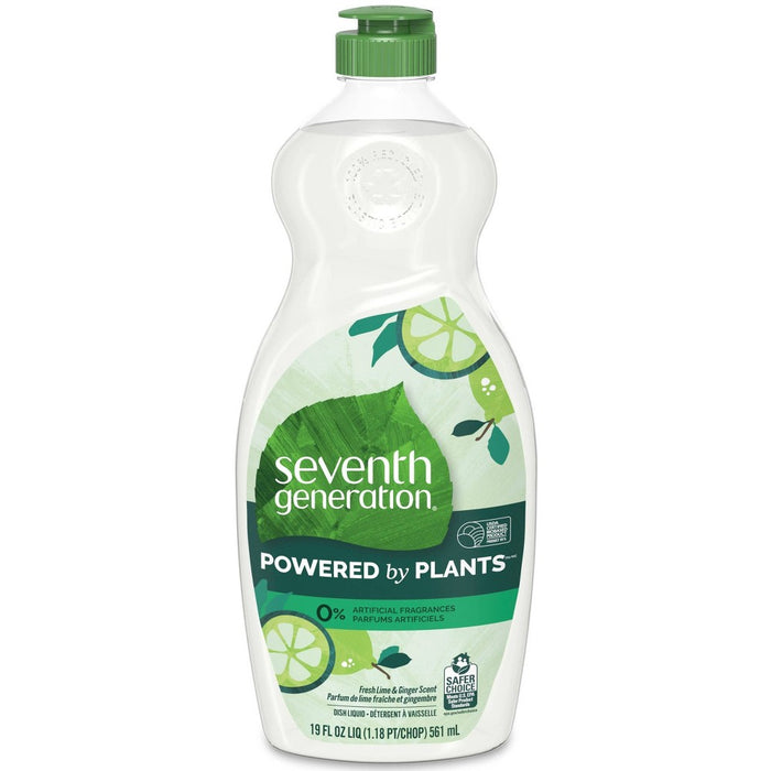 Seventh Generation Dish Wash Cleaner - Fresh Lime and Ginger - 19 fl oz