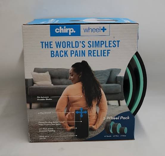 Chirp Sports Wheel for Back and Neck Pain – 3 pk