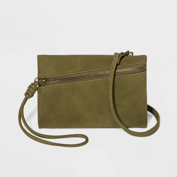 Crossbody Wristlet - Universal Thread™ Olive Green *BRAND NEW & SEALED*