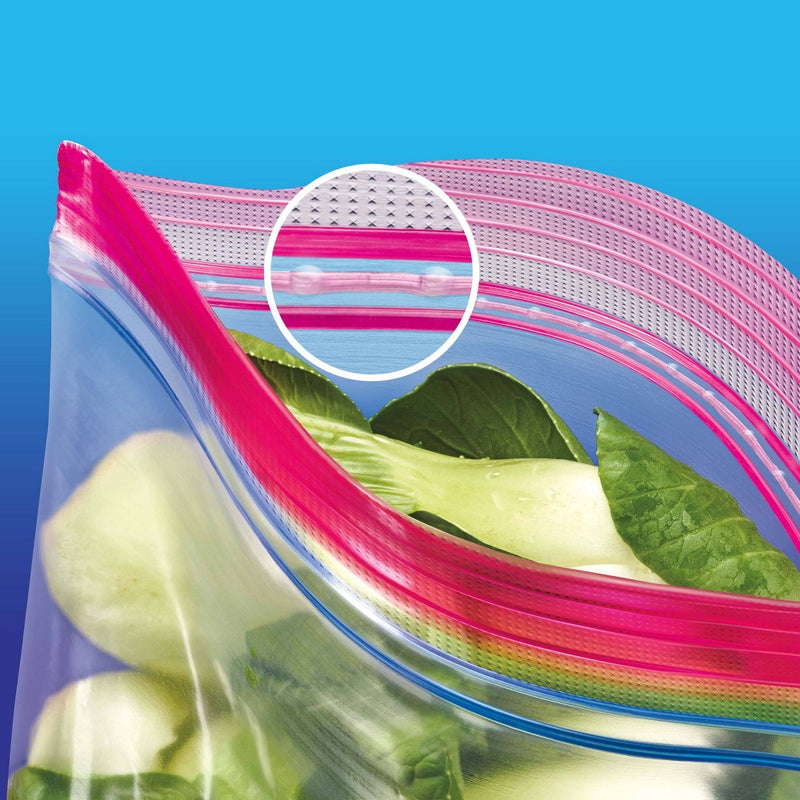 Ziploc Storage Quart Bags with Grip 'n Seal Technology - 80ct