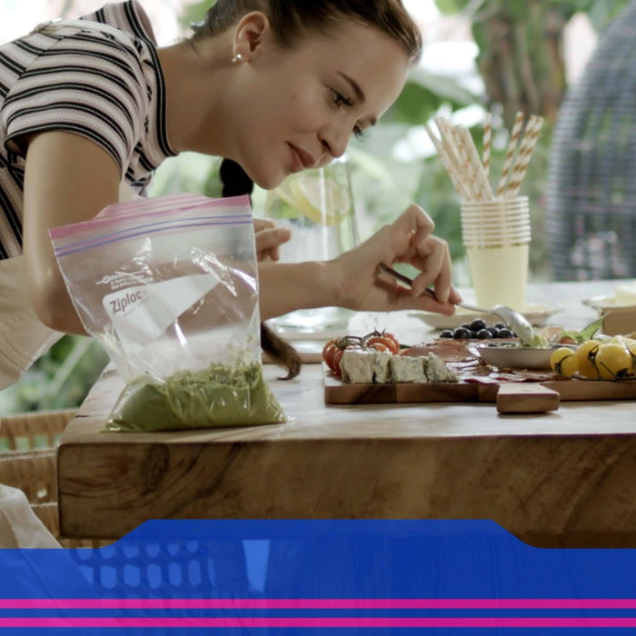 Ziploc Storage Quart Bags with Grip 'n Seal Technology - 80ct