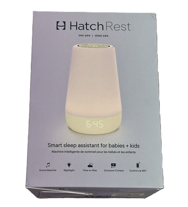Hatch Rest 2nd Gen All-in-one Sleep Machine, Nightlight & Sound Machine NEW