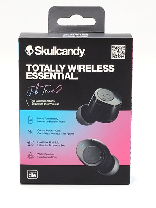Skullcandy Jib 2 True Wireless Bluetooth Headphones - Black