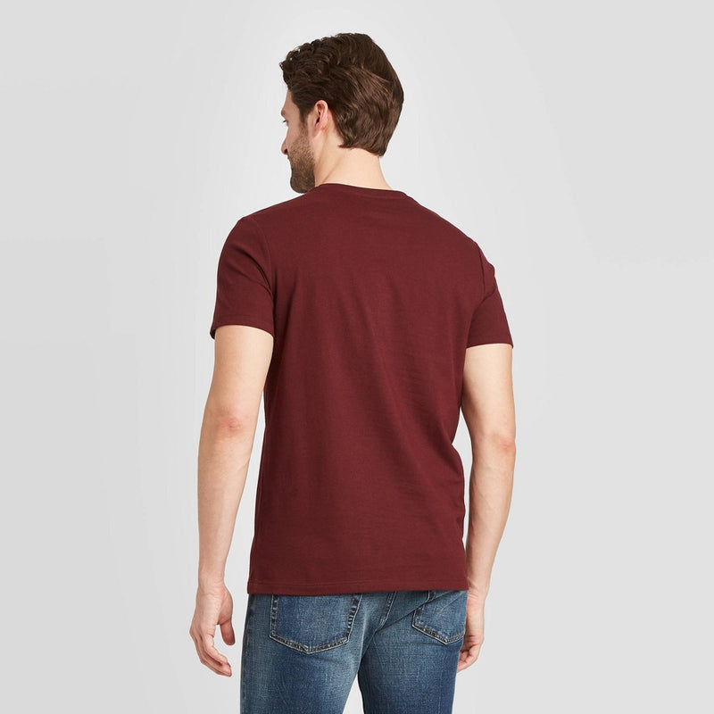 Men's Short Sleeve V-Neck Perfect T-Shirt - Goodfellow & Co Red S