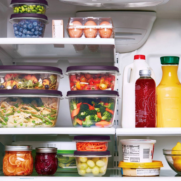 Rubbermaid 30pc Easy Find Lids Amethyst