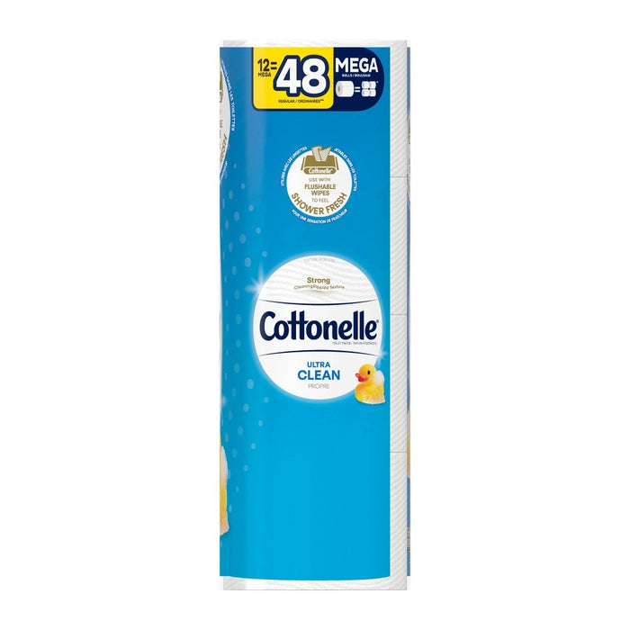 Cottonelle Ultra CleanCare Toilet Paper - 12 Mega Rolls