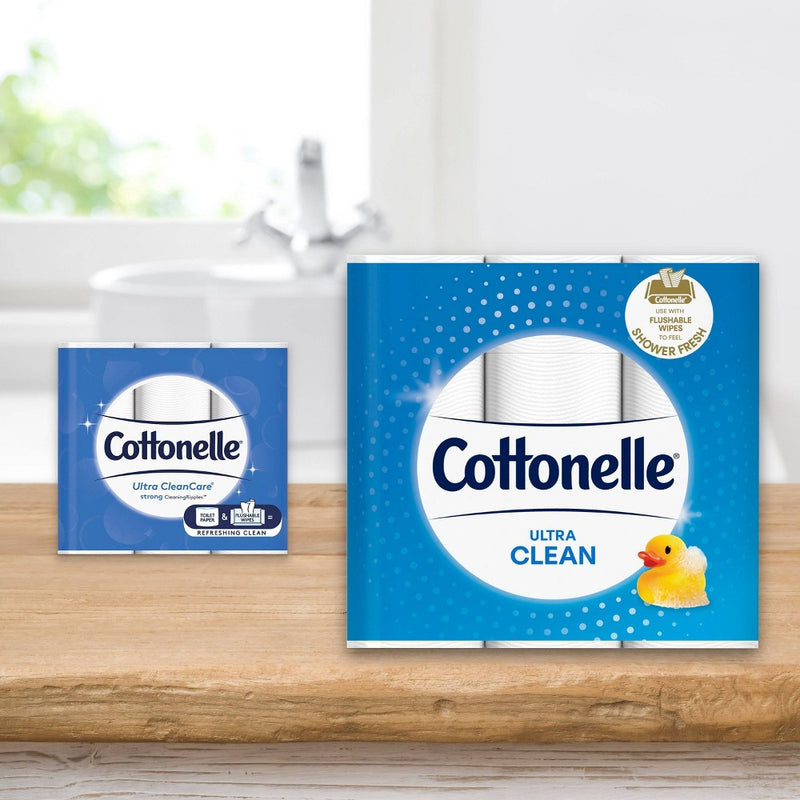 Cottonelle Ultra CleanCare Toilet Paper - 12 Mega Rolls