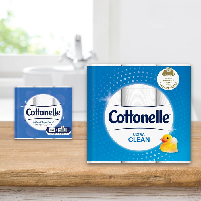 Cottonelle Ultra CleanCare Toilet Paper - 12 Mega Rolls