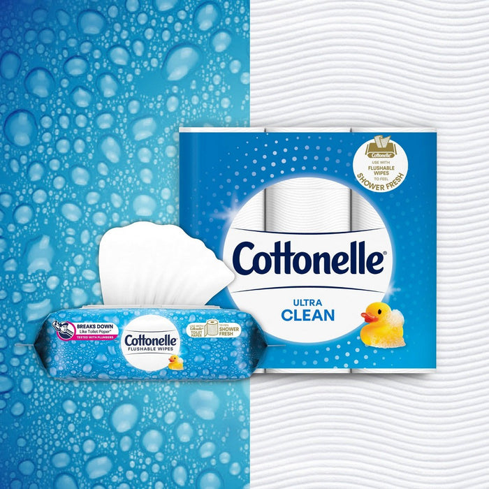Cottonelle Ultra CleanCare Toilet Paper - 12 Mega Rolls