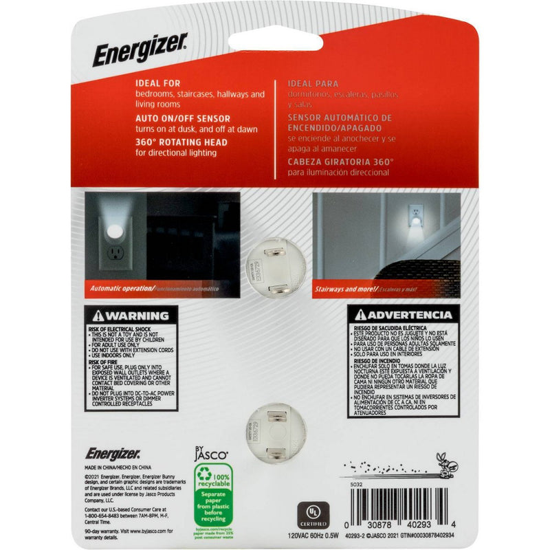Energizer 2pk Rotating Guide LED Nightlight