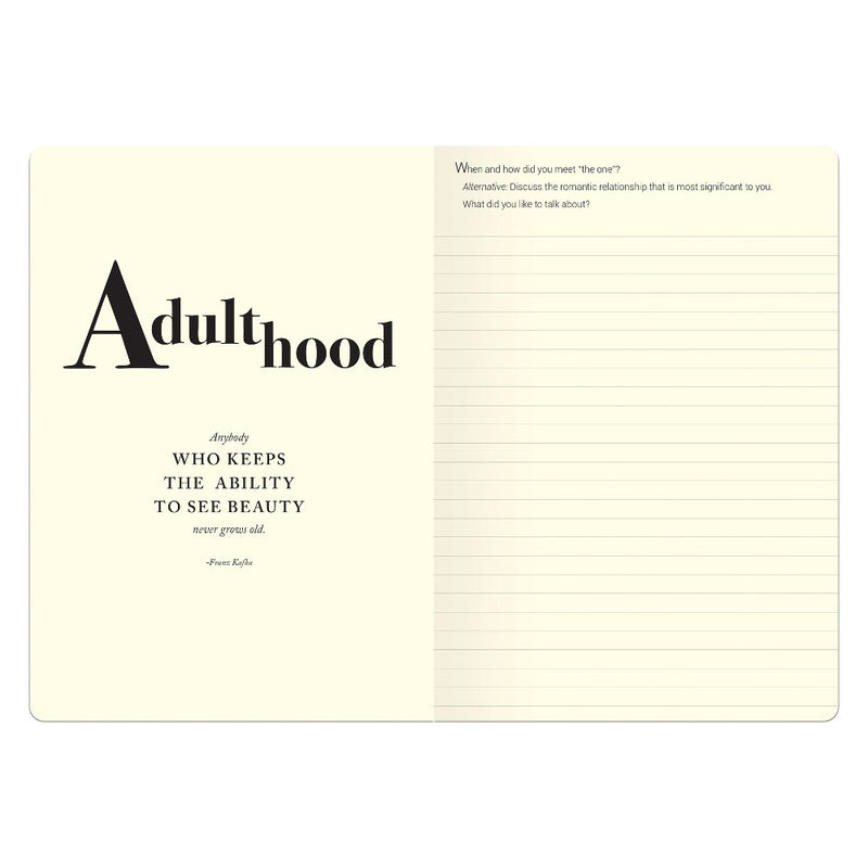 The Story of My Life Activity Journal - Piccadilly