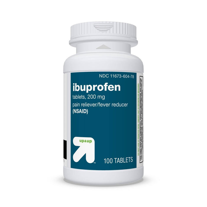 Ibuprofen (NSAID) Pain Reliever & Fever Reducer Tablets - 100ct - up & up™