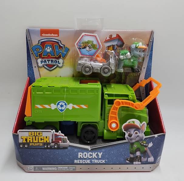 PAW Patrol, Big Truck Pup’s Rocky Transforming Vehicle and Figure