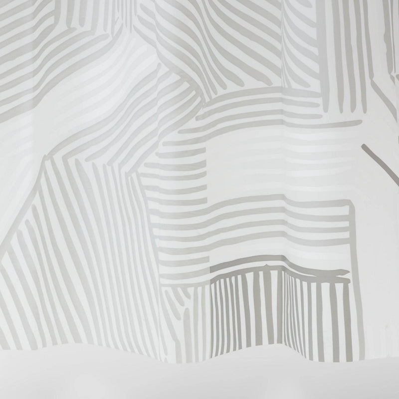 Broken Lines Shower Curtain Gray - Room Essentials™