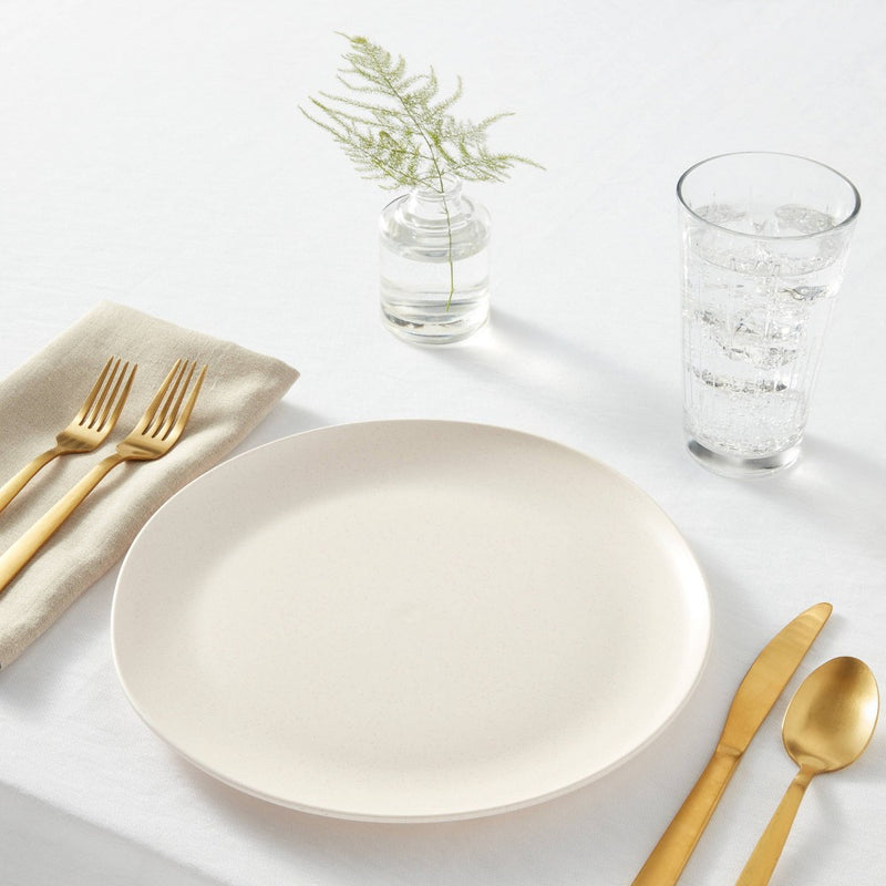 10" Plastic Redington Dinner Plate White - Threshold™