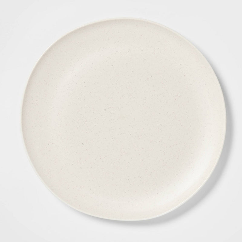 10" Plastic Redington Dinner Plate White - Threshold™