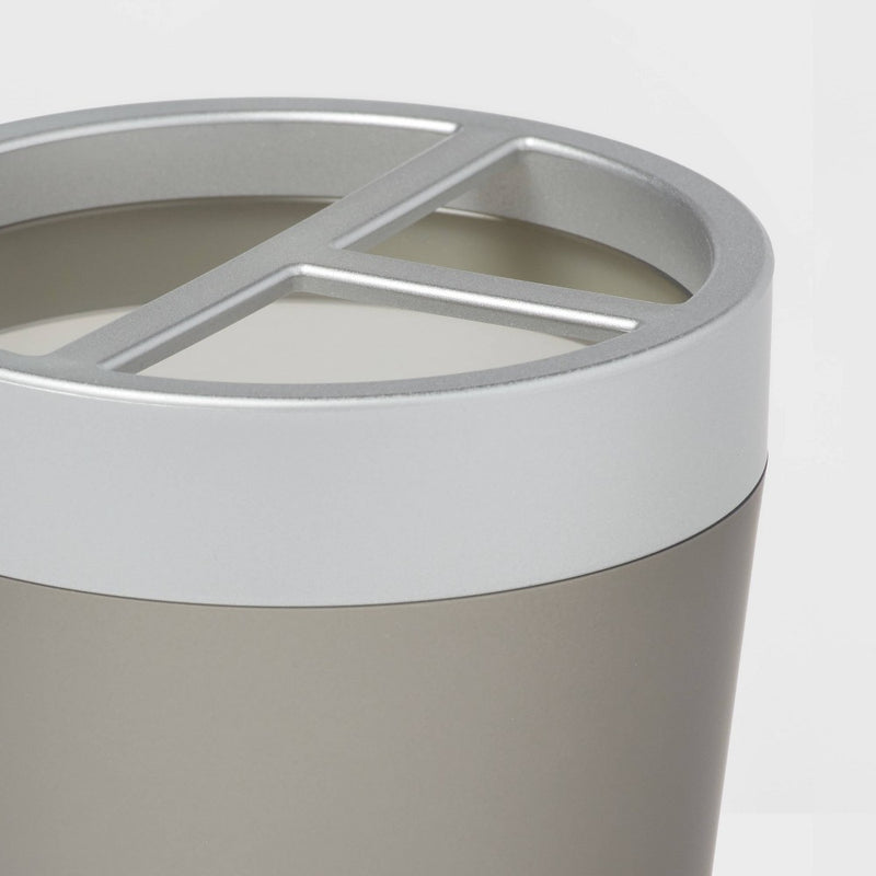 Toothbrush Holder Gray - Room Essentials™