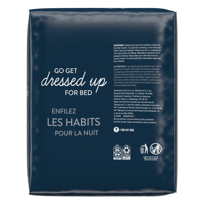 Goodnites Girls' Nighttime Bedwetting Underwear Huge Size - S/M - 33ct single pack