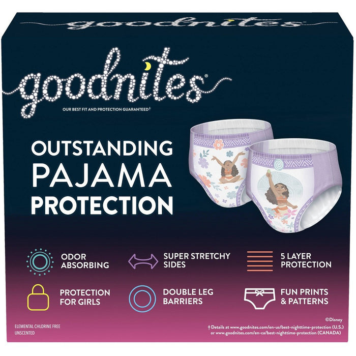 Goodnites Girls' Nighttime Bedwetting Underwear Huge Size - S/M - 33ct single pack