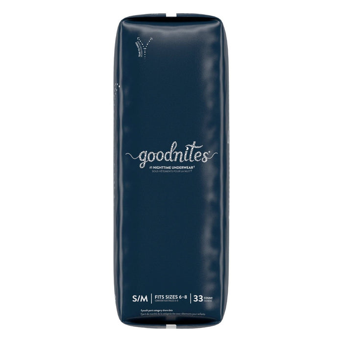 Goodnites Girls' Nighttime Bedwetting Underwear Huge Size - S/M - 33ct single pack