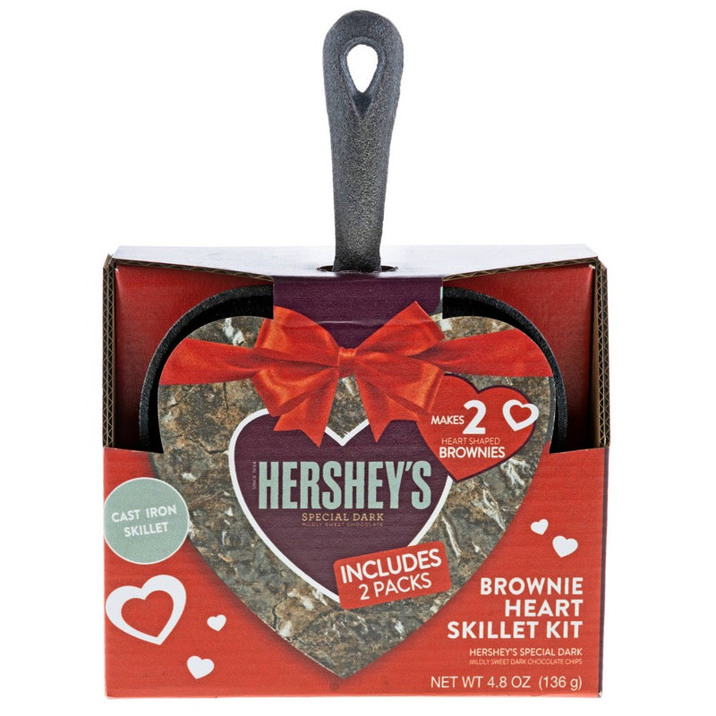 Hershey's Valentine's Special Dark Brownie Heart Skillet Kit  - 4.8oz/2pk
