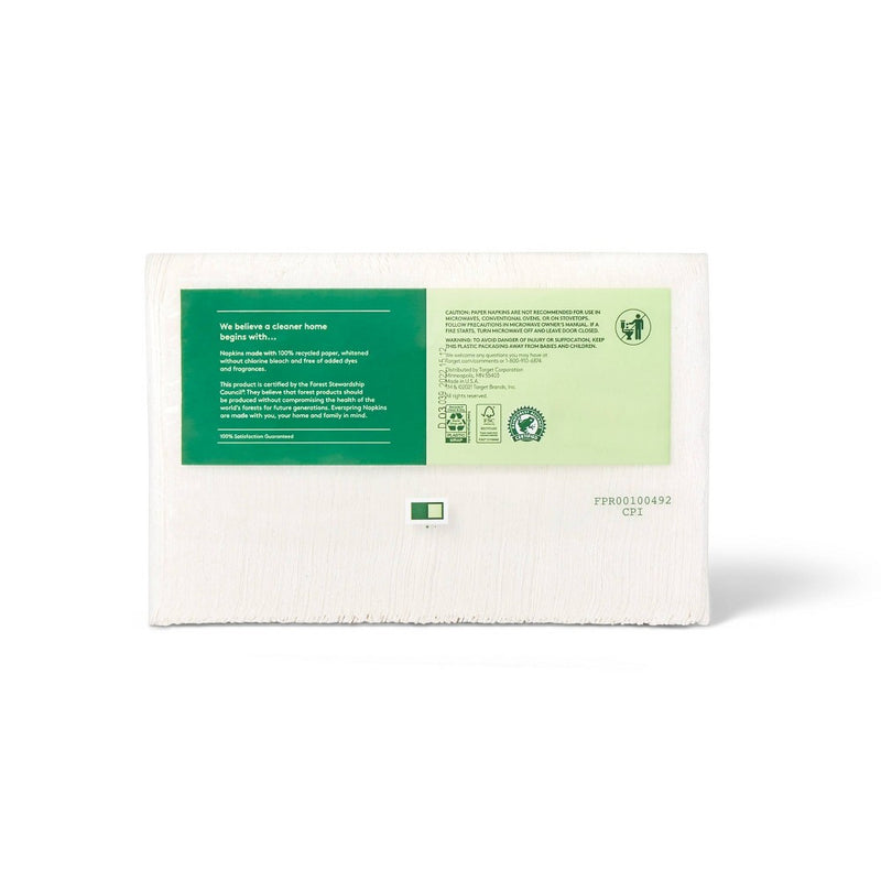 100% Recycled Napkins - 250ct - Everspring™