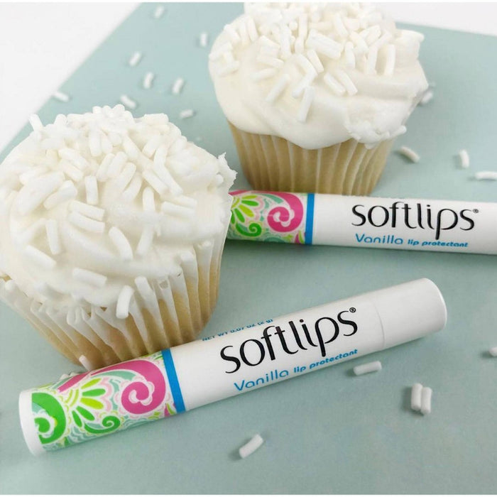 Softlips Lip Balm - Vanilla - 0.21oz/3pk