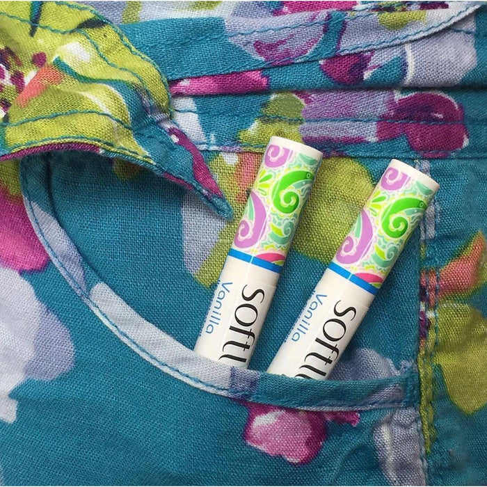Softlips Lip Balm - Vanilla - 0.21oz/3pk