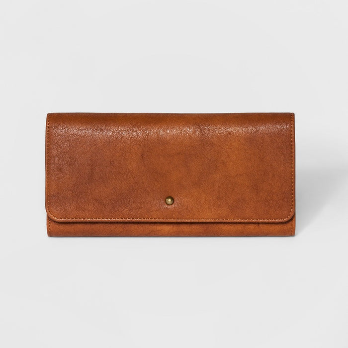 Women's Trifold Wallet - Universal Thread™ Cognac