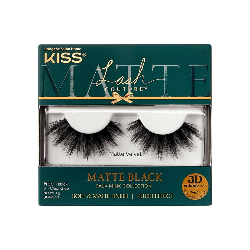 KISS Products False Eyelashes Couture - 3D Matte 02 - 2ct