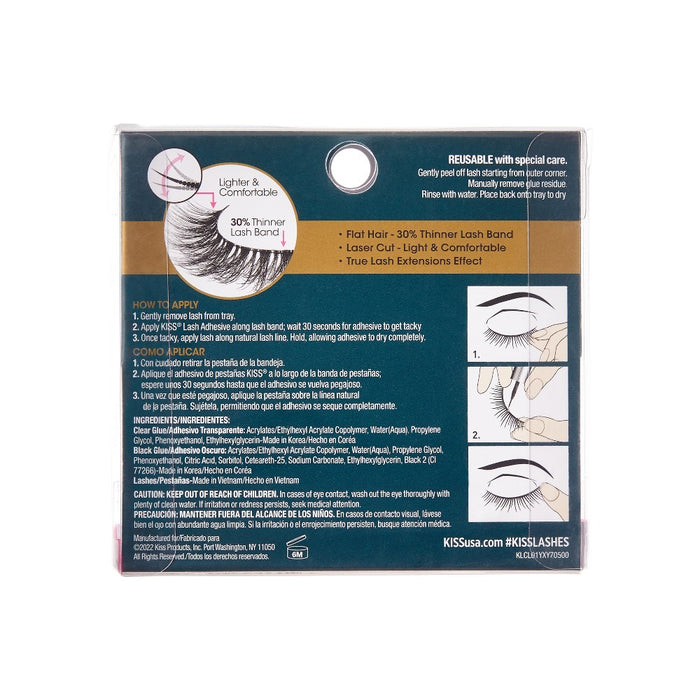KISS Products False Eyelashes Couture - LuXt 01 - 2ct