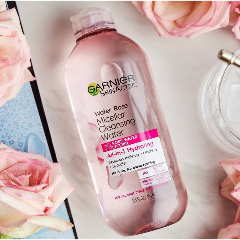 Garnier SkinActive Water Rose Micellar Cleansing Water - 13.5 fl oz
