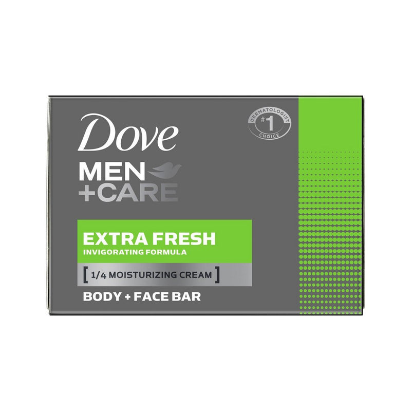 Dove Men+Care Extra Fresh Body and Face Bar Soap - 8pk - 3.75oz each