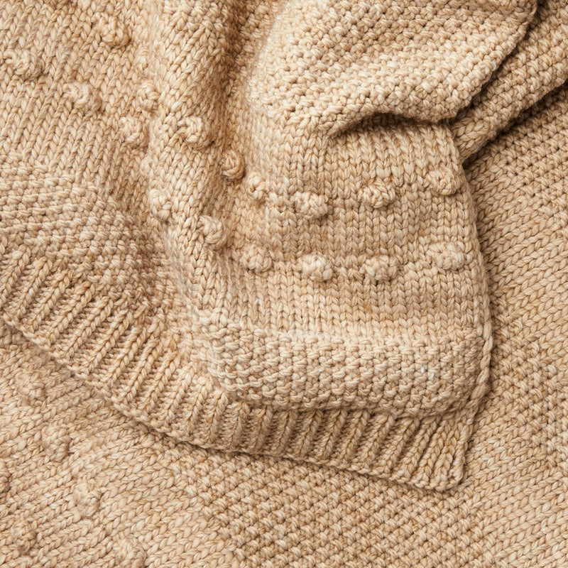 Bobble Striped Knit Throw Blanket Neutral - Threshold™ designed with Studio McGee