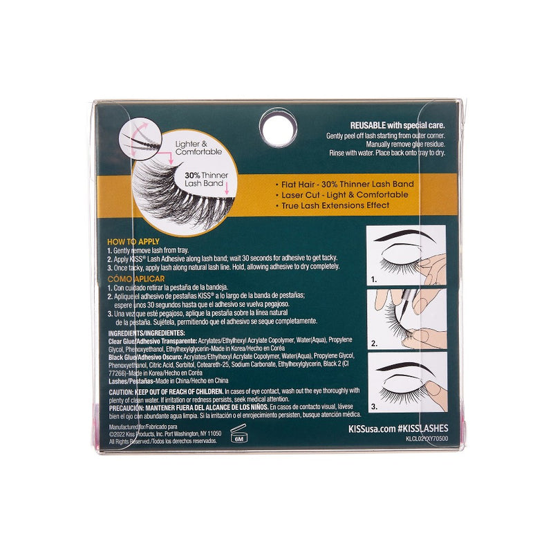 KISS Products False Eyelashes Couture - LuXt 02 - 2ct