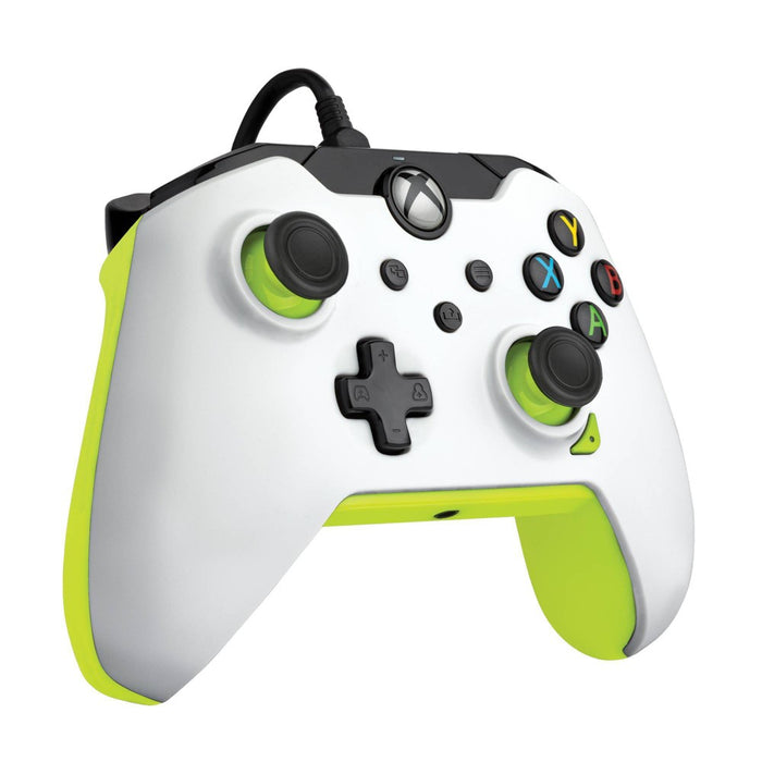 PDP Wired Gaming Controller for Xbox Series X|S/Xbox One - Electric White *NEW*