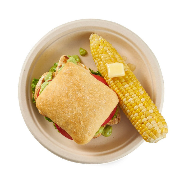 Matter Compostable Fiber Dinner Plates - 9" - 20ct