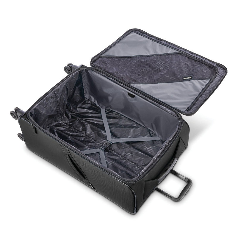 American Tourister Phenom Softside Medium Checked Spinner Suitcase - Black (LOCAL PICKUP ONLY)