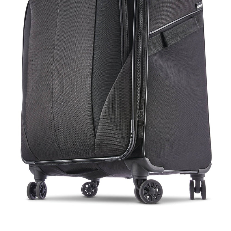 American Tourister Phenom Softside Medium Checked Spinner Suitcase - Black (LOCAL PICKUP ONLY)