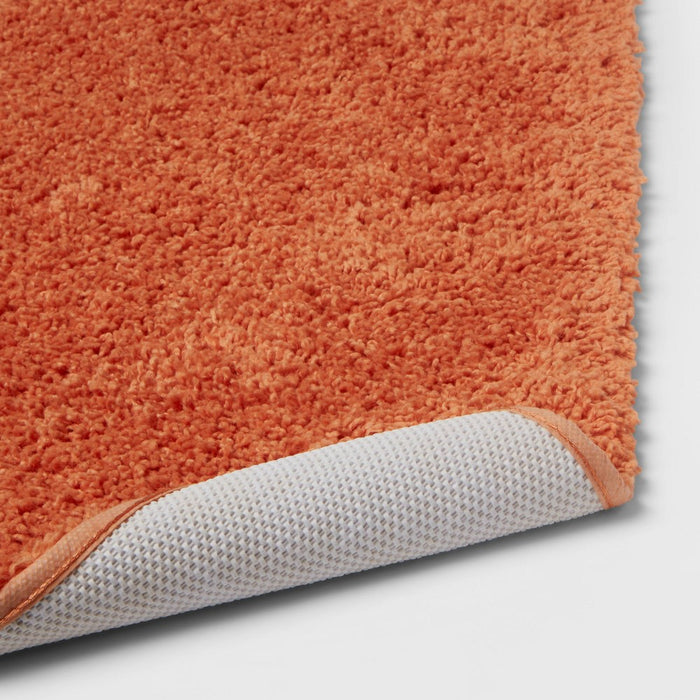 20"x34" Antimicrobial Bath Rug Orange - Threshold™