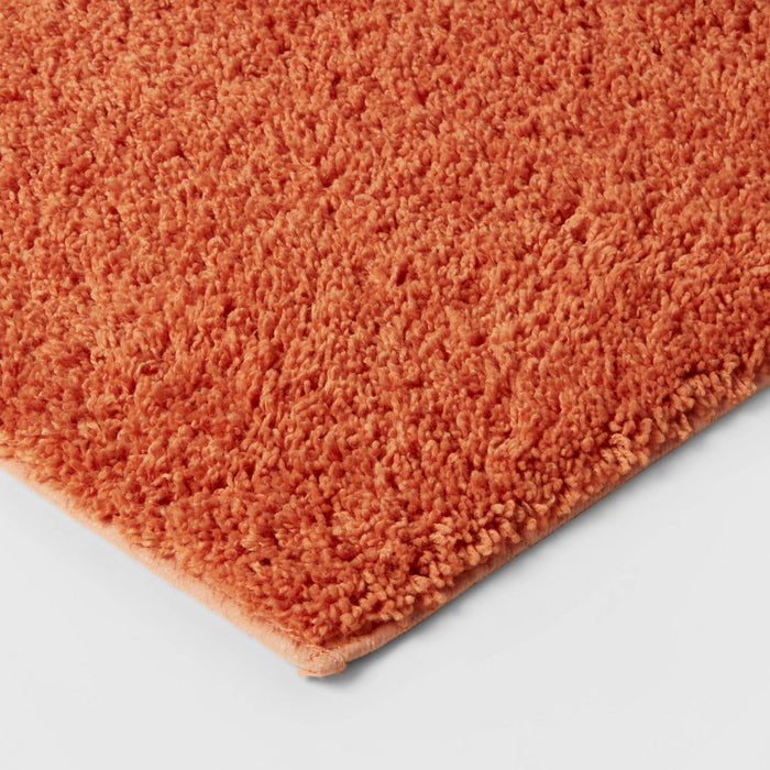 20"x34" Antimicrobial Bath Rug Orange - Threshold™