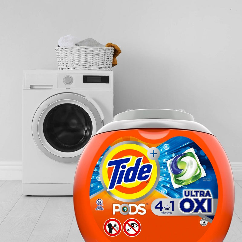 Tide Pods Ultra Oxi Laundry Detergent Pacs - 57ct