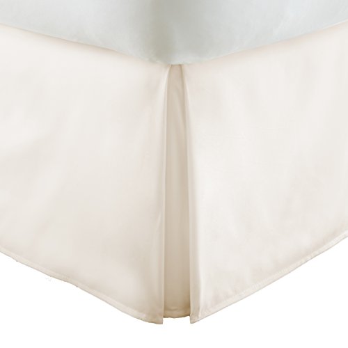 ienjoy Home IEH-BEDSKIRT-Queen-Ivory Pleated Bed Skirt (LOCAL PICKUP ONLY)