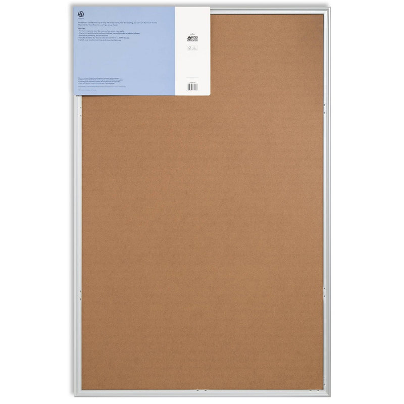 U Brands 23"x35" Magnetic Dry Erase Board Silver Frame with Marker (LOCAL PICKUP ONLY)