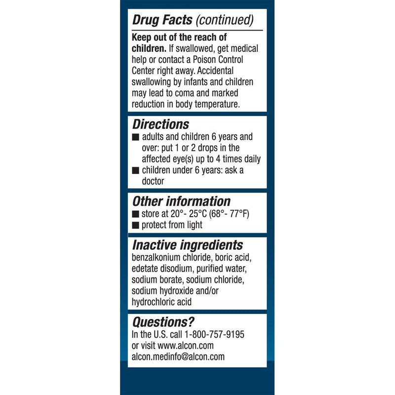 Alcon Naphcon-A Eye Allergy Relief Eye Drops - 0.5oz