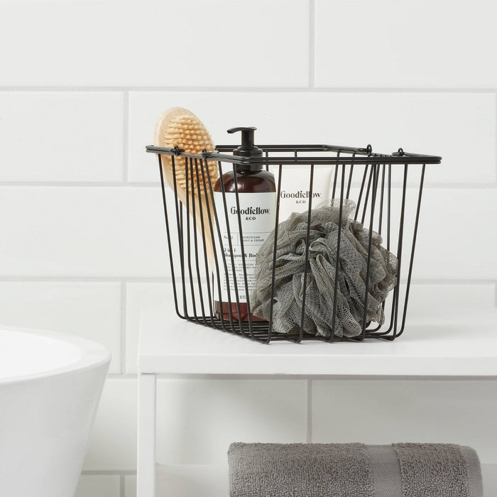Metal Caddy Tote Black - Room Essentials™