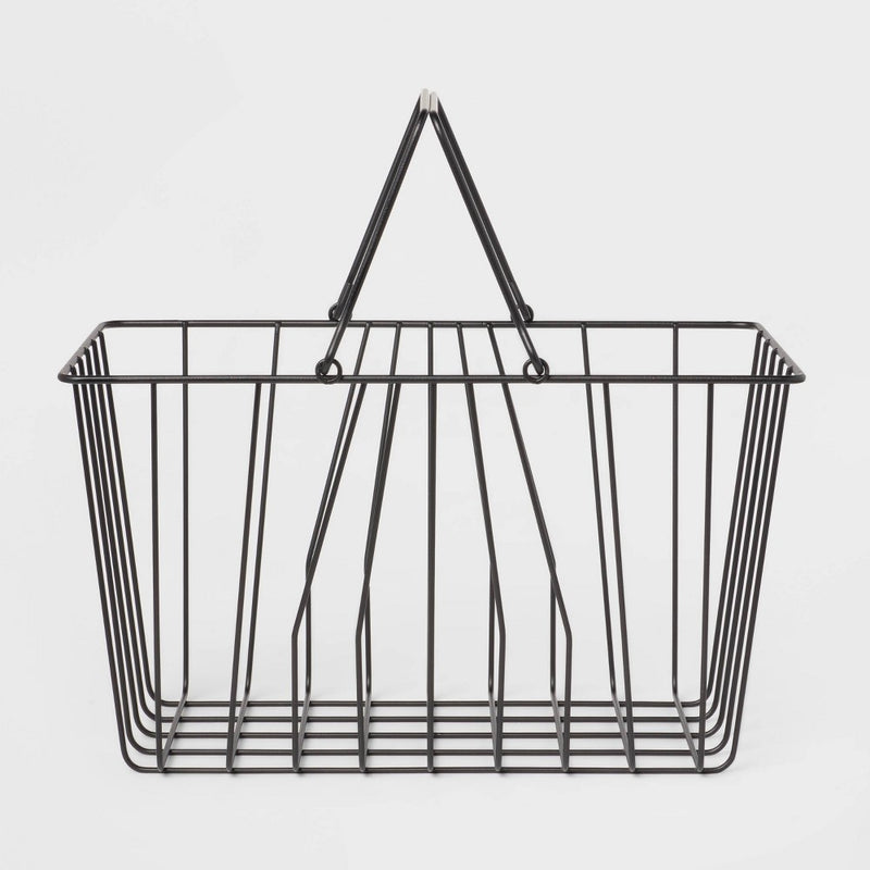 Metal Caddy Tote Black - Room Essentials™