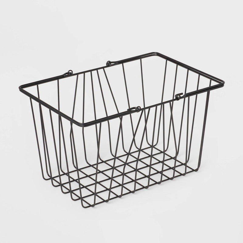 Metal Caddy Tote Black - Room Essentials™