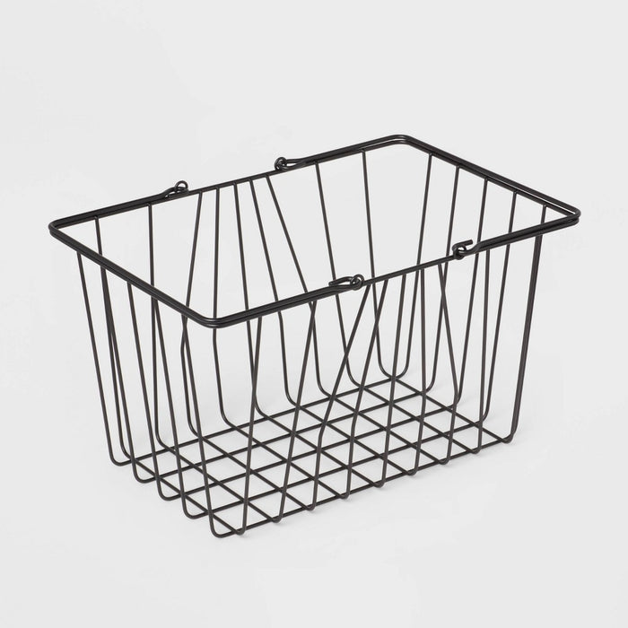 Metal Caddy Tote Black - Room Essentials™