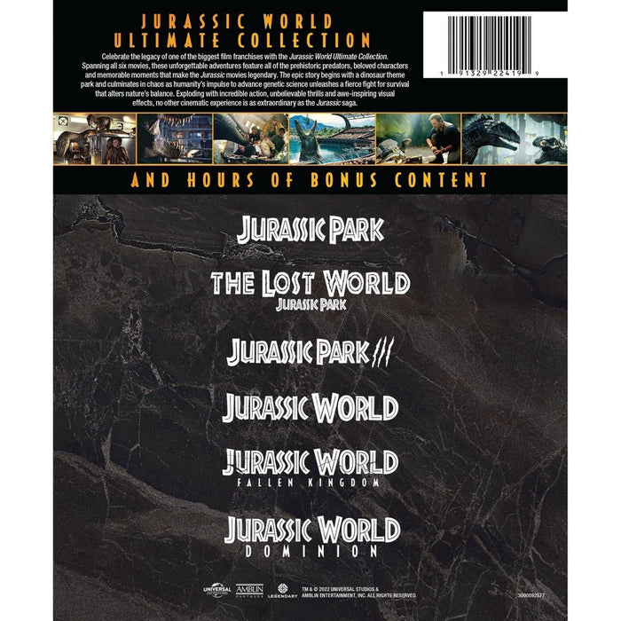 Jurassic World Ultimate Collection (Blu-ray + DVD + Digital) *ADD 3 TO YOUR CART & 1 IS FREE!*